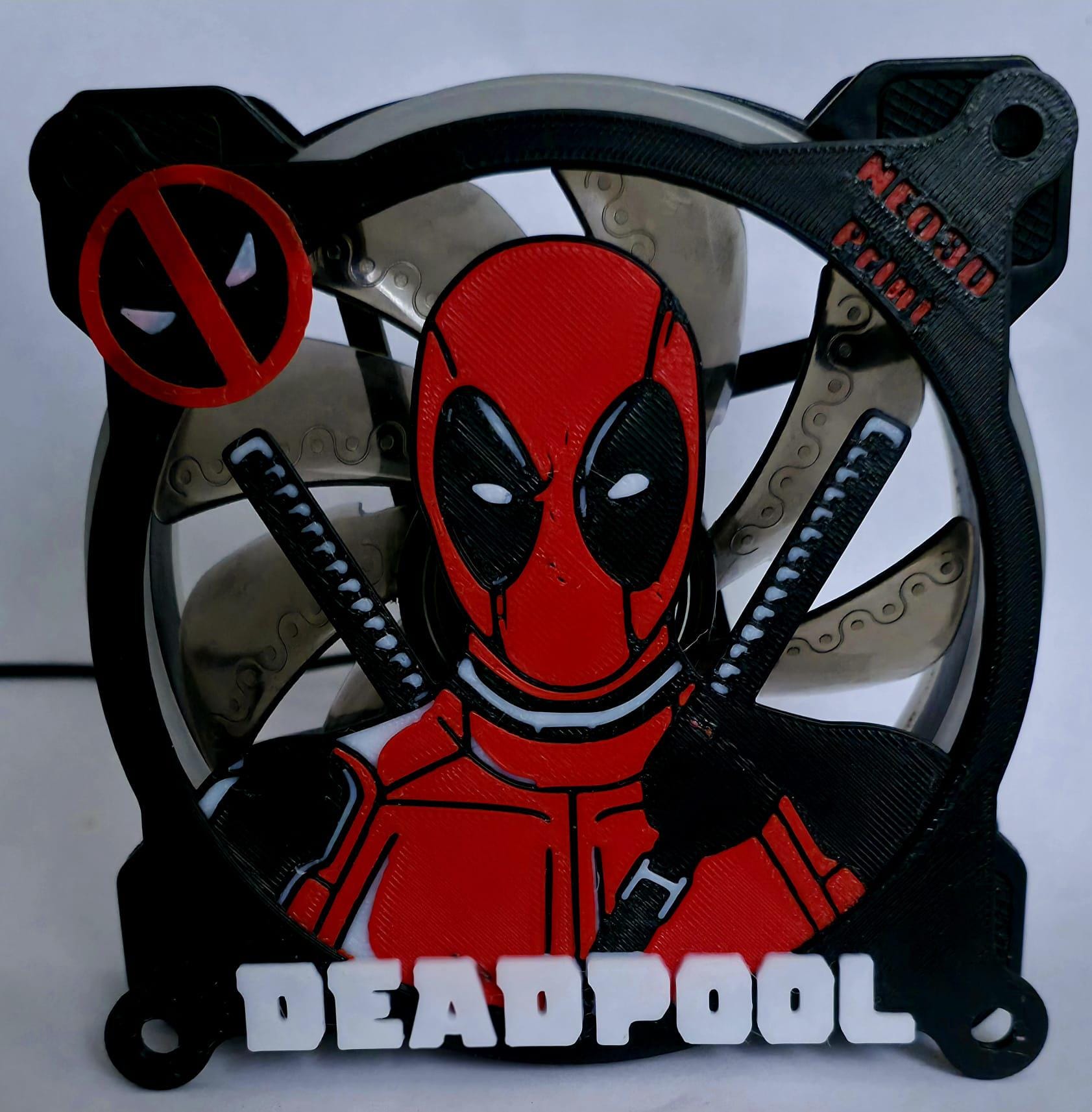Grila Ventilator PC DeadPool 120mm