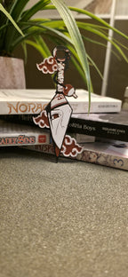 Semn de carte 3D Cutit Kunai Naruto