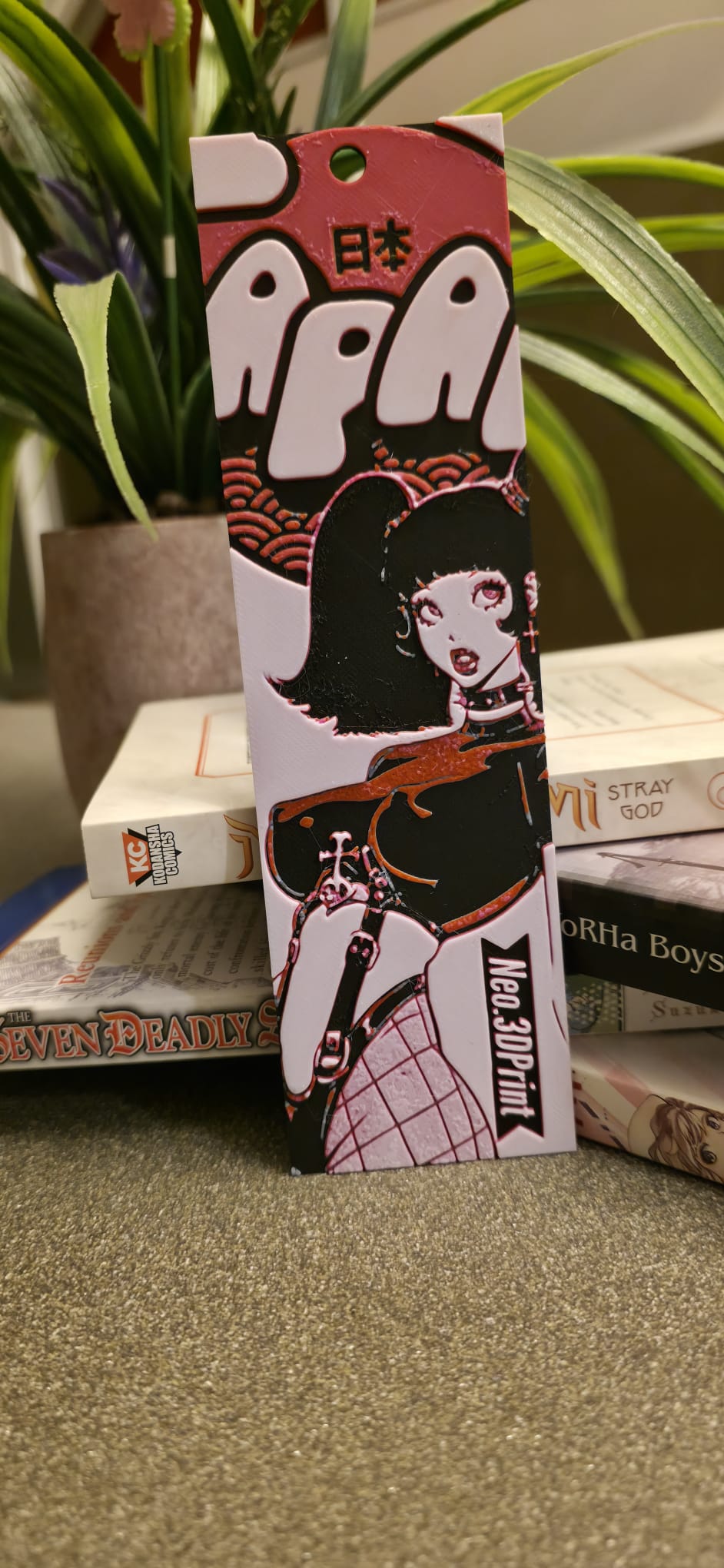 Semn de carte 3D GothJapanGirl