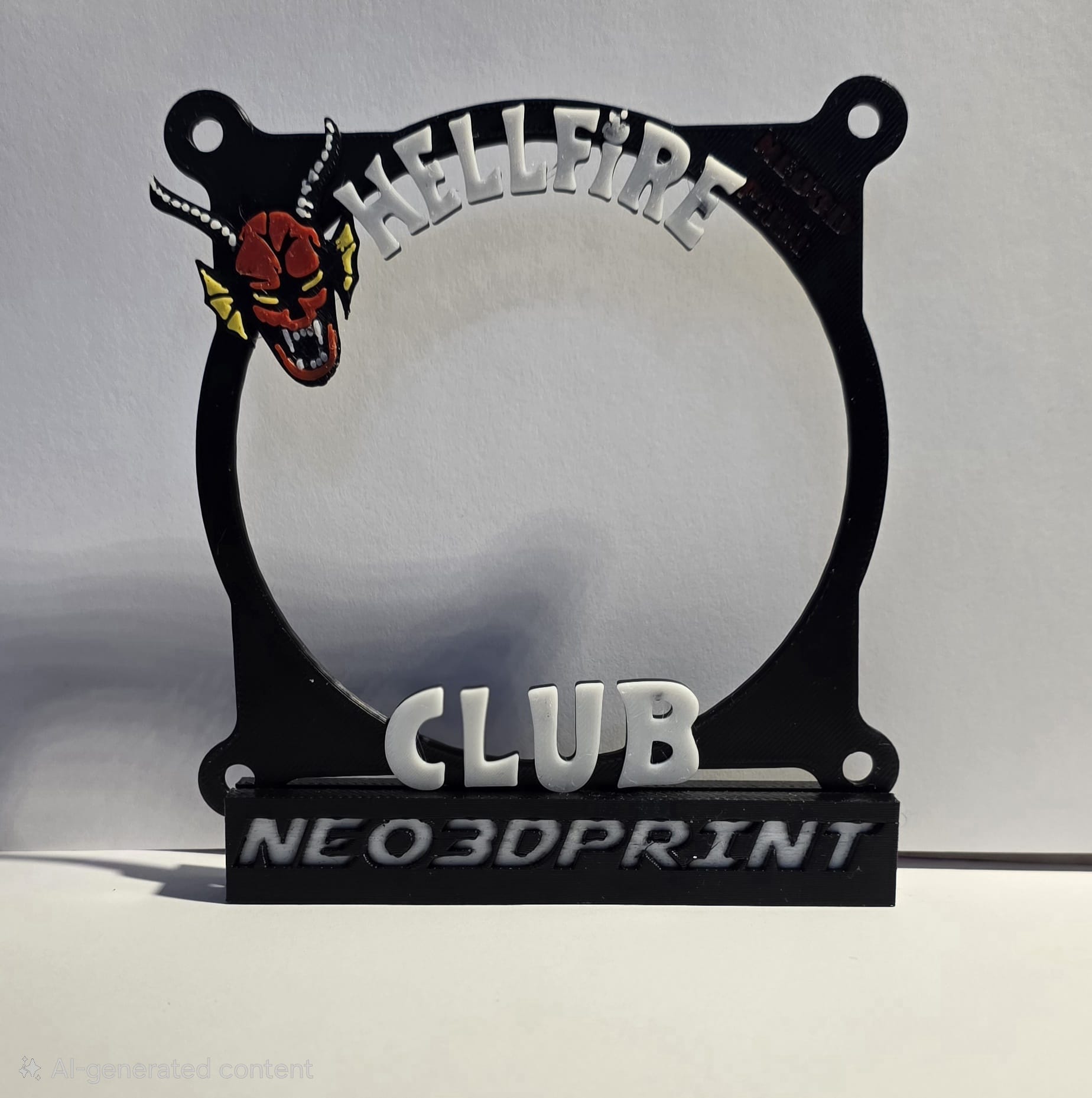 Grila Ventilator PC StrangerThings Hellfire Club