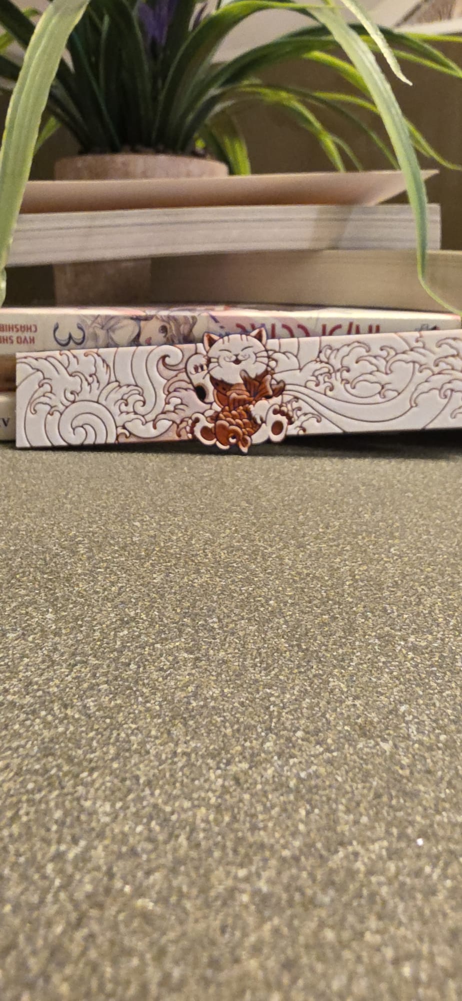 Semn de carte 3D Pisica Japoneza