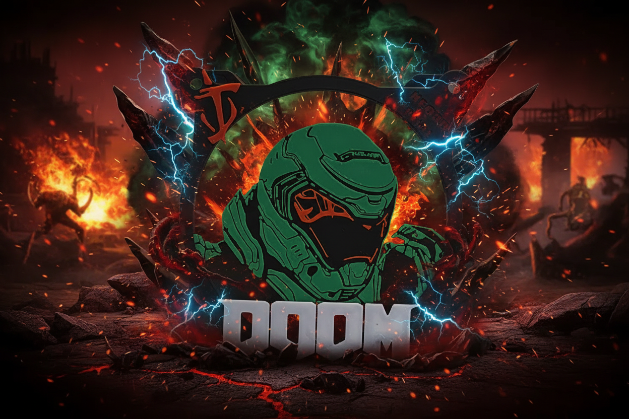 Doom Slayer Fan Grill