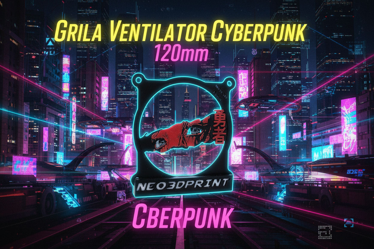 Grila Ventilator Cyberpunk
