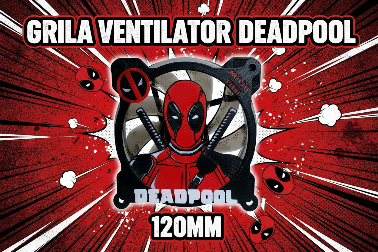 Grila Ventilator Deadpool